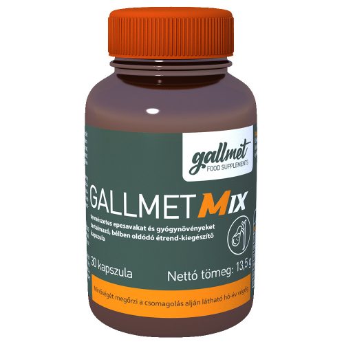 GALLMET-Mix * 30 kapsúl žlčových kyselín a bylín