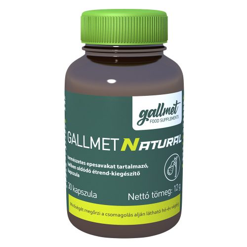 GALLMET-Natural * 30 capsule de acid biliar